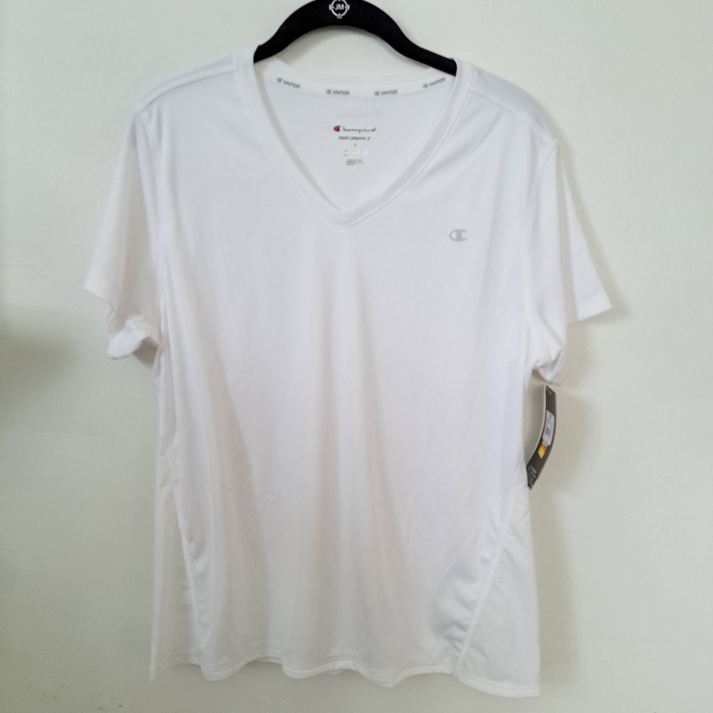 Champion white performance shirt